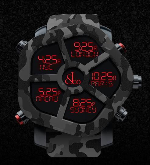 Jacob & Co GH100.11.NS.PC.ANR4D GHOST CARBON CAMOUFLAGE Men Replica watch